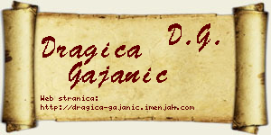 Dragica Gajanić vizit kartica